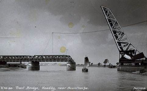 Keadby Bridge open