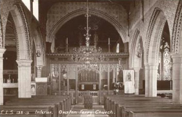 The church interior ( circa 1920 )