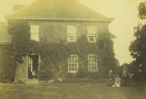 Photograph of a family at the Rectory
